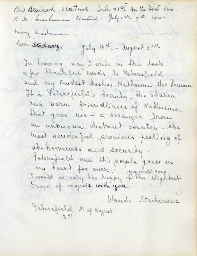 Petersfield Guestbook